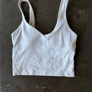 lululemon athletica White Crop Top